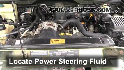 1998 Land Rover Discovery LSE 4.0L V8 Power Steering Fluid Check Fluid Level